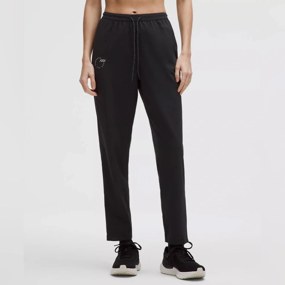 Lululemon Mile Maker Run Crew Graphic High-Rise Track Pant